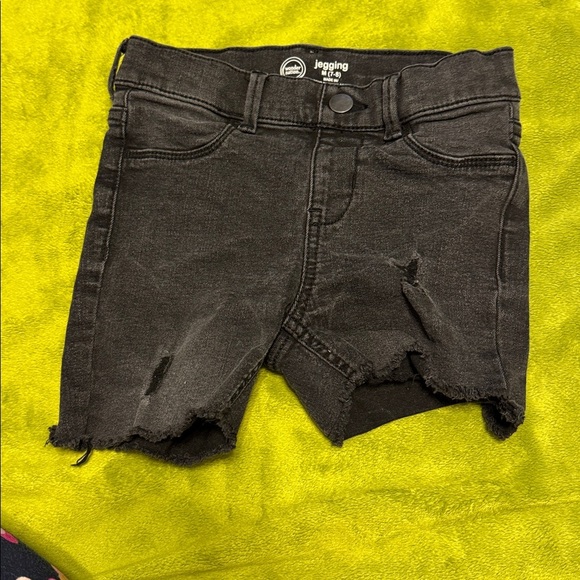 Girls 6-6X Bundle Jack Skellington Black and Pink Graphic T-Shirt Shorts Dress - Picture 5 of 8